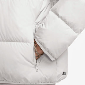 NIKE Giubbino Piumino Senza Cappuccio Bianco