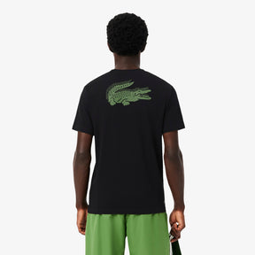 LACOSTE T-Shirt Logo Retro Nera