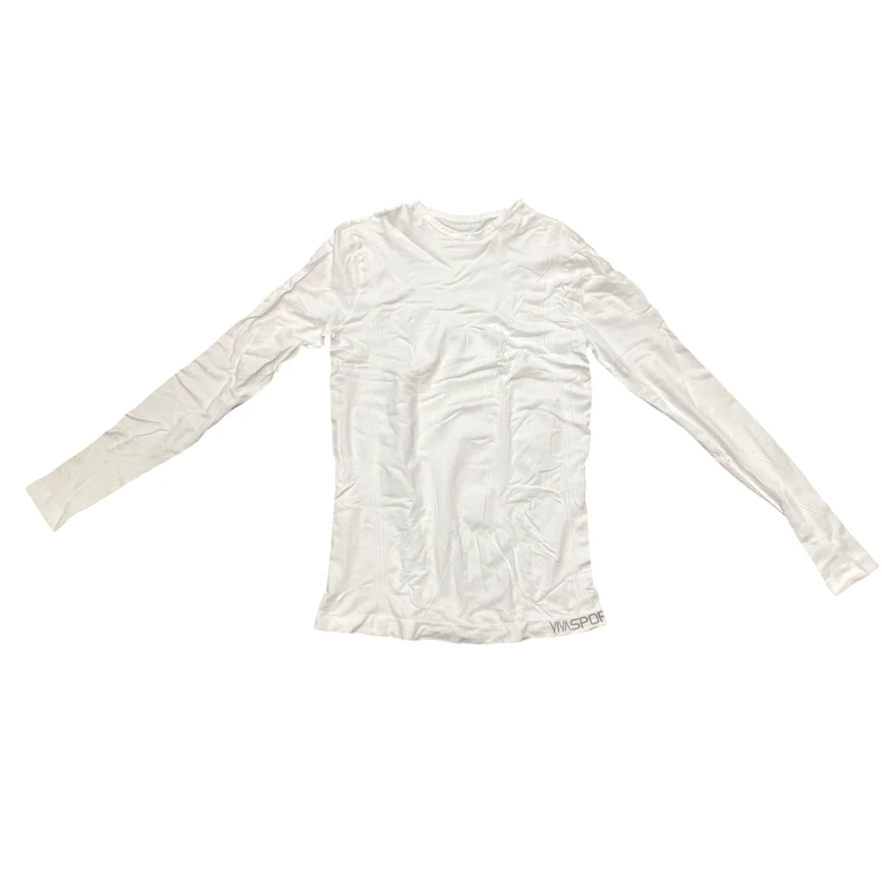 VIVASPORT Maglia Termica a Maniche Lunghe BASIC Bianco