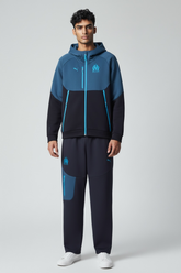PUMA Marsiglia Tuta Tech Con Zip Blu/Azzurra