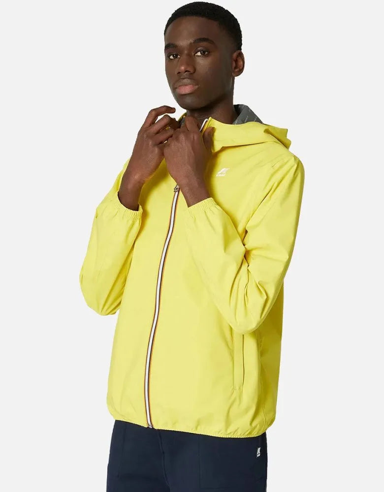 K-WAY Antivento Primaverile Leggero Jack Stretch Dot Giallo