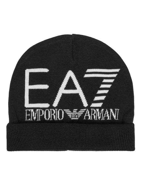 EMPORIO ARMANI Berretto Invernale Unisex Nero/Bianco