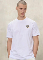 BLAUER Faxon T-Shirt Uomo Con Logo Bianca