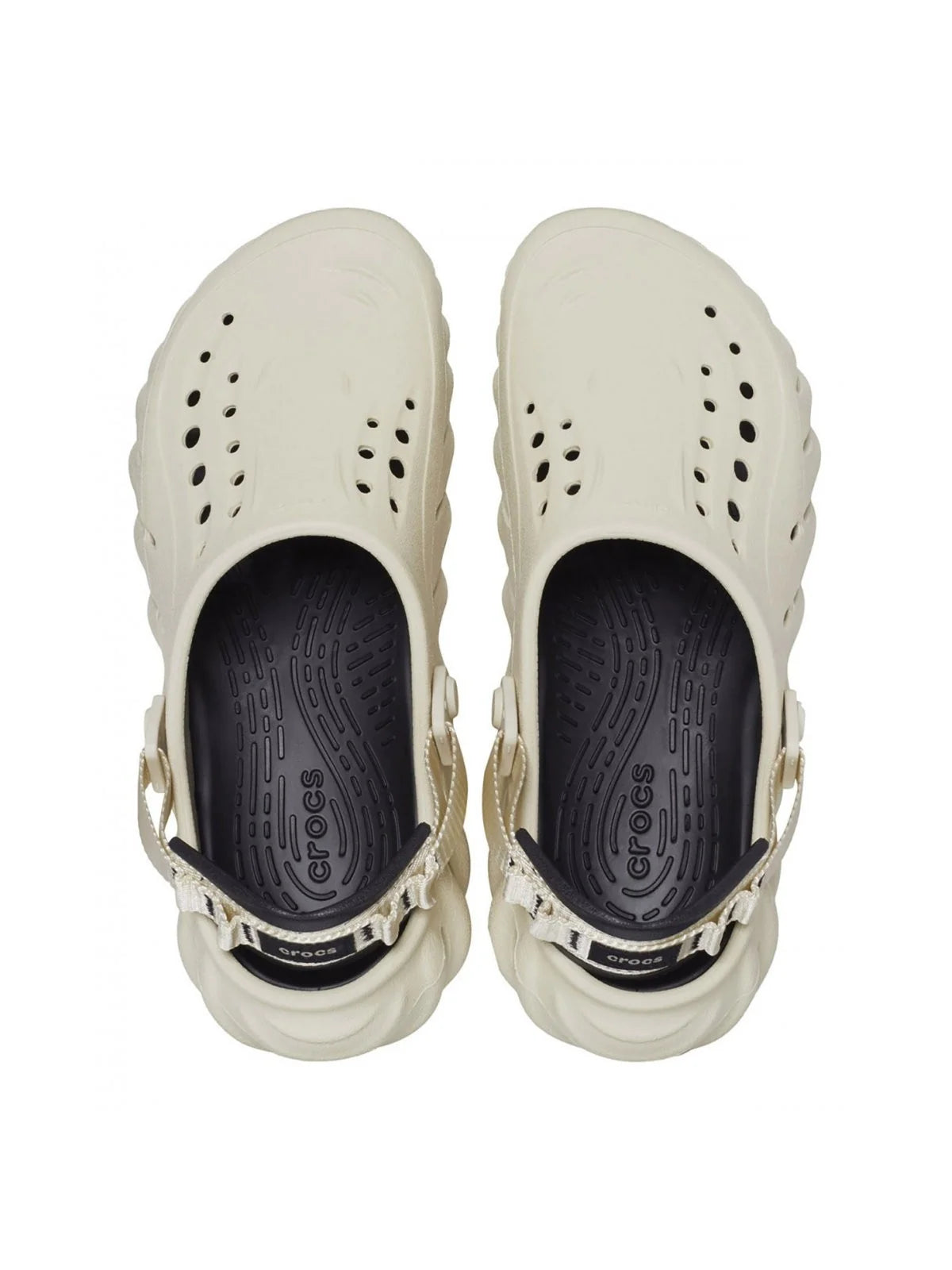 CROCS Echo Clog Ciabatte In Gomma Beige