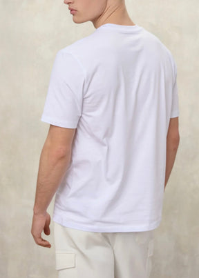 BLAUER Faxon T-Shirt Uomo Con Logo Bianca