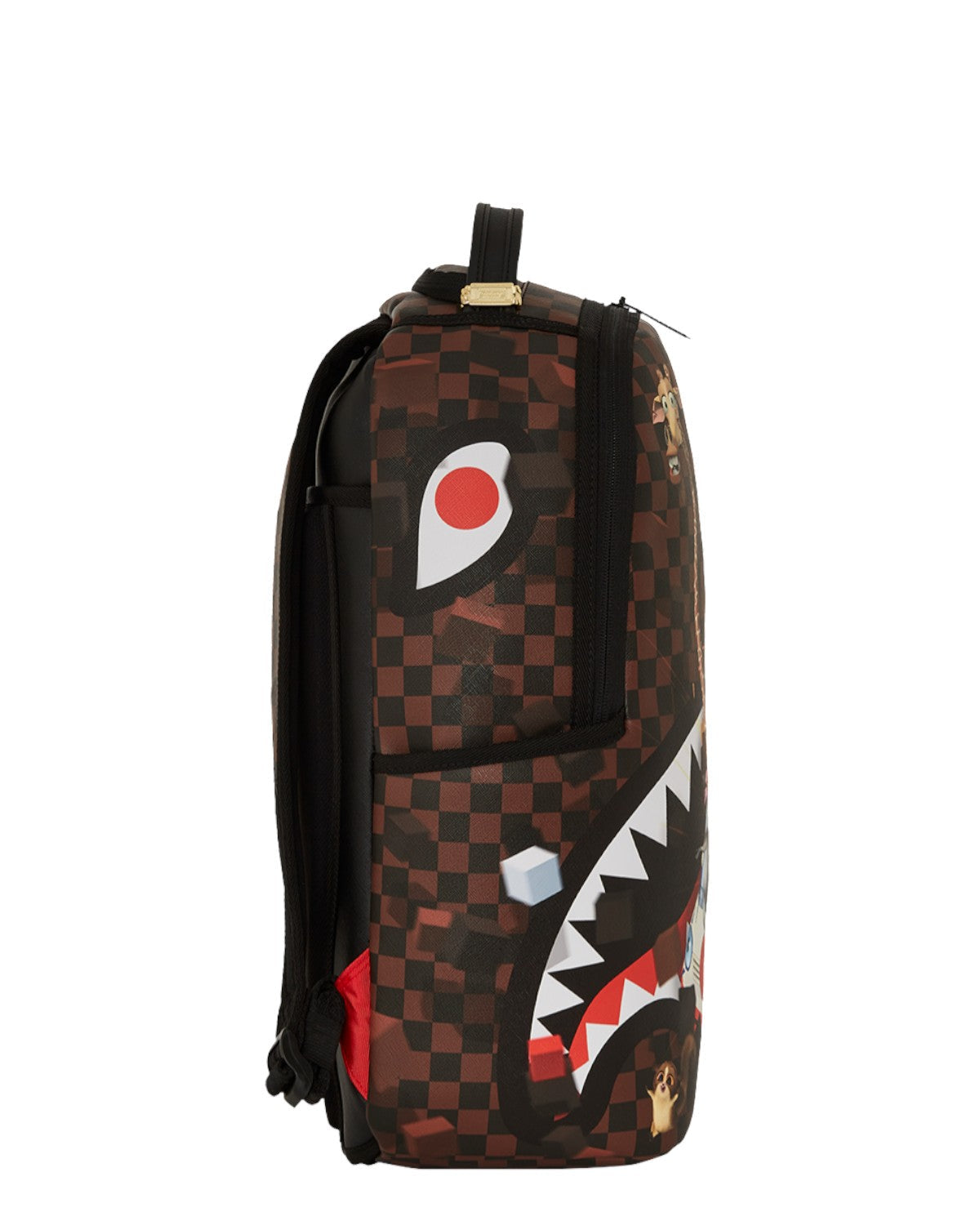 SPRAYGROUND Zaino In Pelle Madagascar Checker Smash