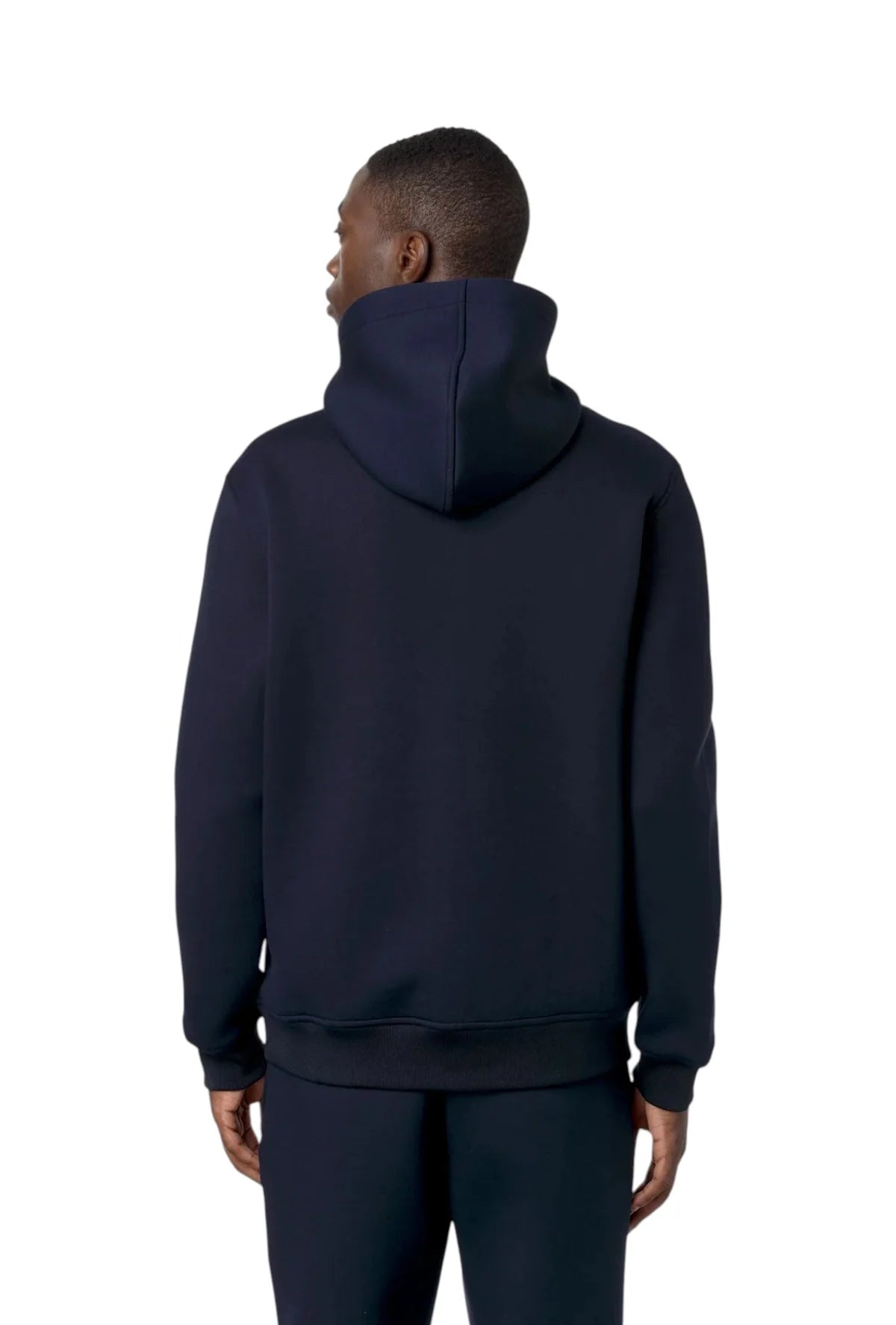 K-WAY Felpa Con Zip e Cappuccio Blu