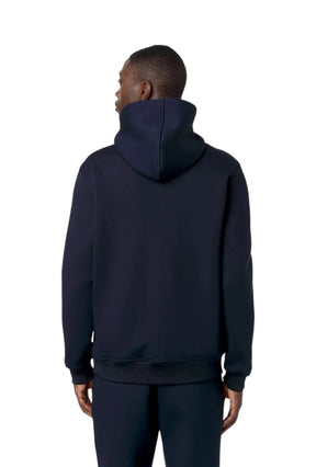 K-WAY Felpa Con Zip e Cappuccio Blu