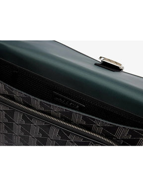 LACOSTE Borsa a Tracolla Monogram Grande Nero