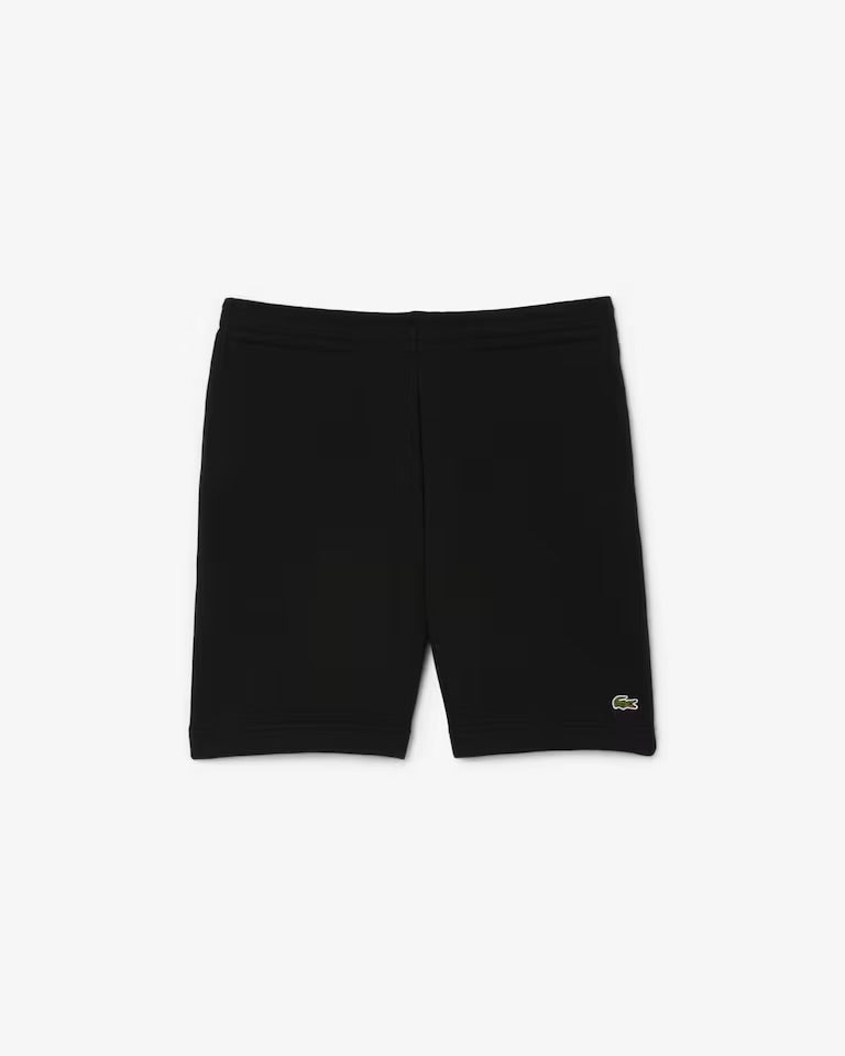 LACOSTE Pantaloncino In Cotone Basic Nero