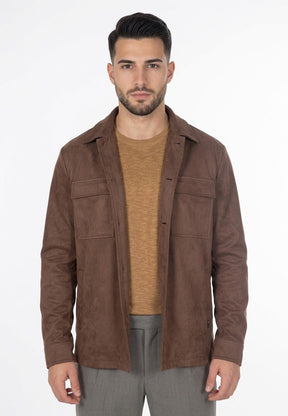 GIANNI LUPO Giacca/Camicia Con Tasconi Marrone 26/27
