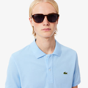 LACOSTE Polo Classic Fit In Piqué L.12.12 Azzurra