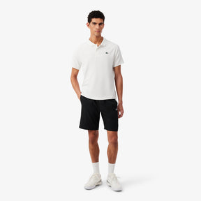 LACOSTE Pantaloncino Con Banda Laterale Nero/Bianco