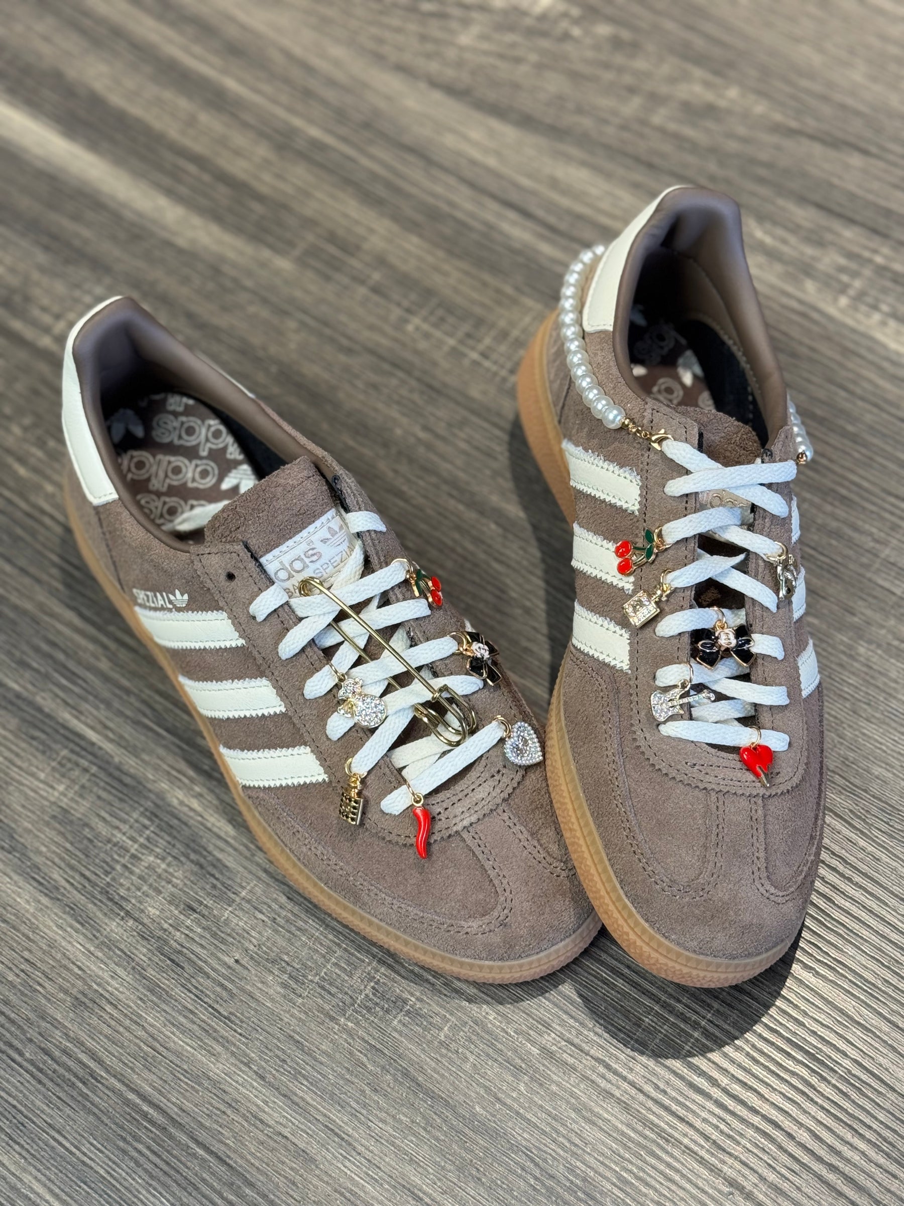 Adidas Spezial Marrone Custom Charm
