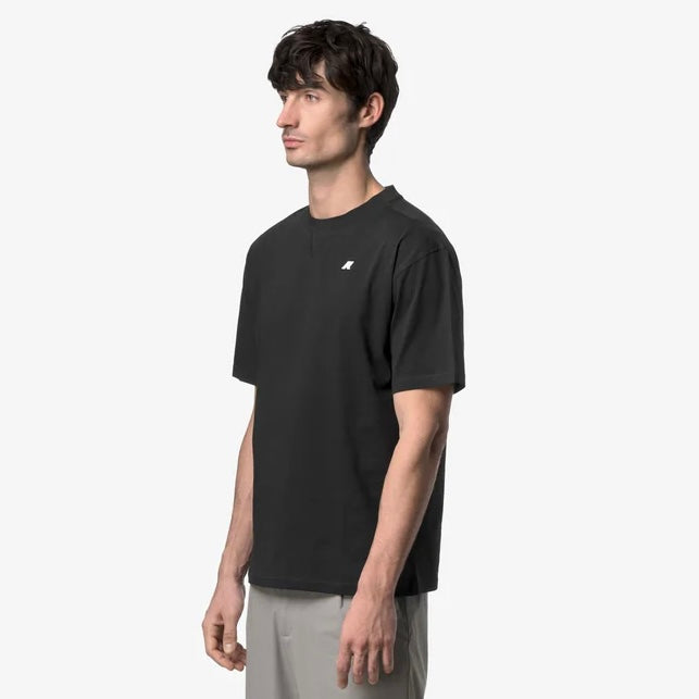 K-WAY T-Shirt Solo Jersey Triangle Nera