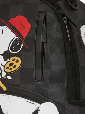 SPRAYGROUND Zaino In Pelle Snoopy Painting Sharks