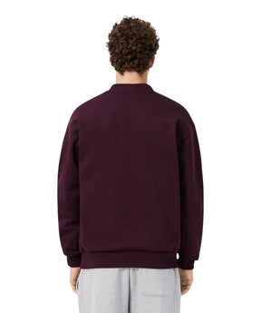 LACOSTE Felpa In Cotone Girocollo Bordeux 26/27