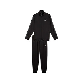PUMA Tuta Completa Con Zip Acetata Con Logo Sulle Maniche Nero