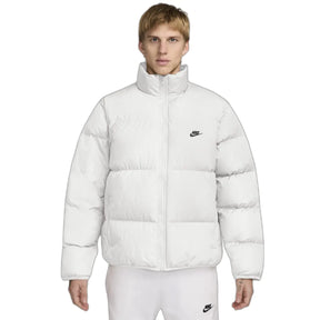 NIKE Giubbino Piumino Senza Cappuccio Bianco