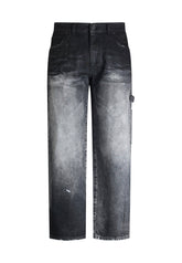 PATRIÒT Jeans Baggy Loose Fit Carpenter Nero Sfumato