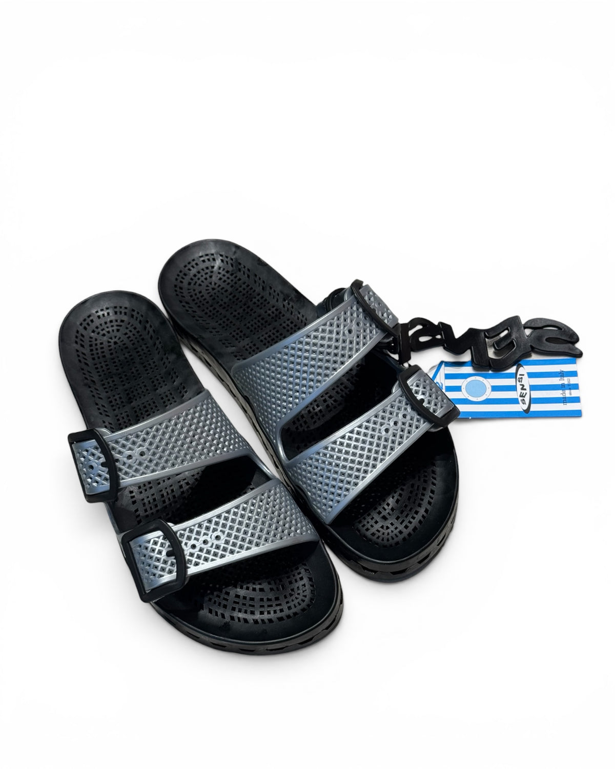 SENSI Ciabatta In Gomma Forata URBAN Silver