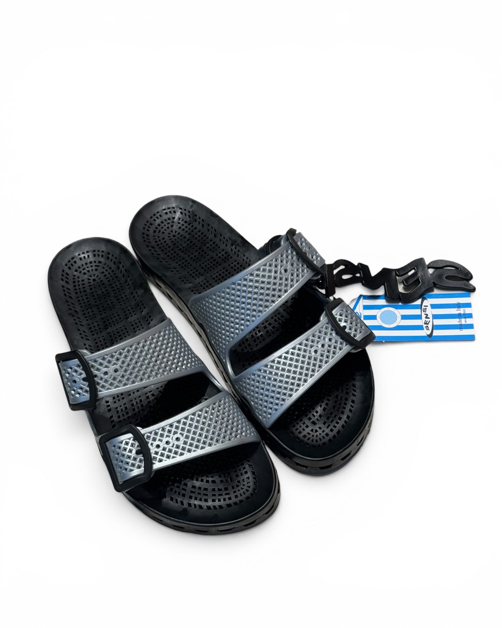 SENSI Ciabatta In Gomma Forata URBAN Silver