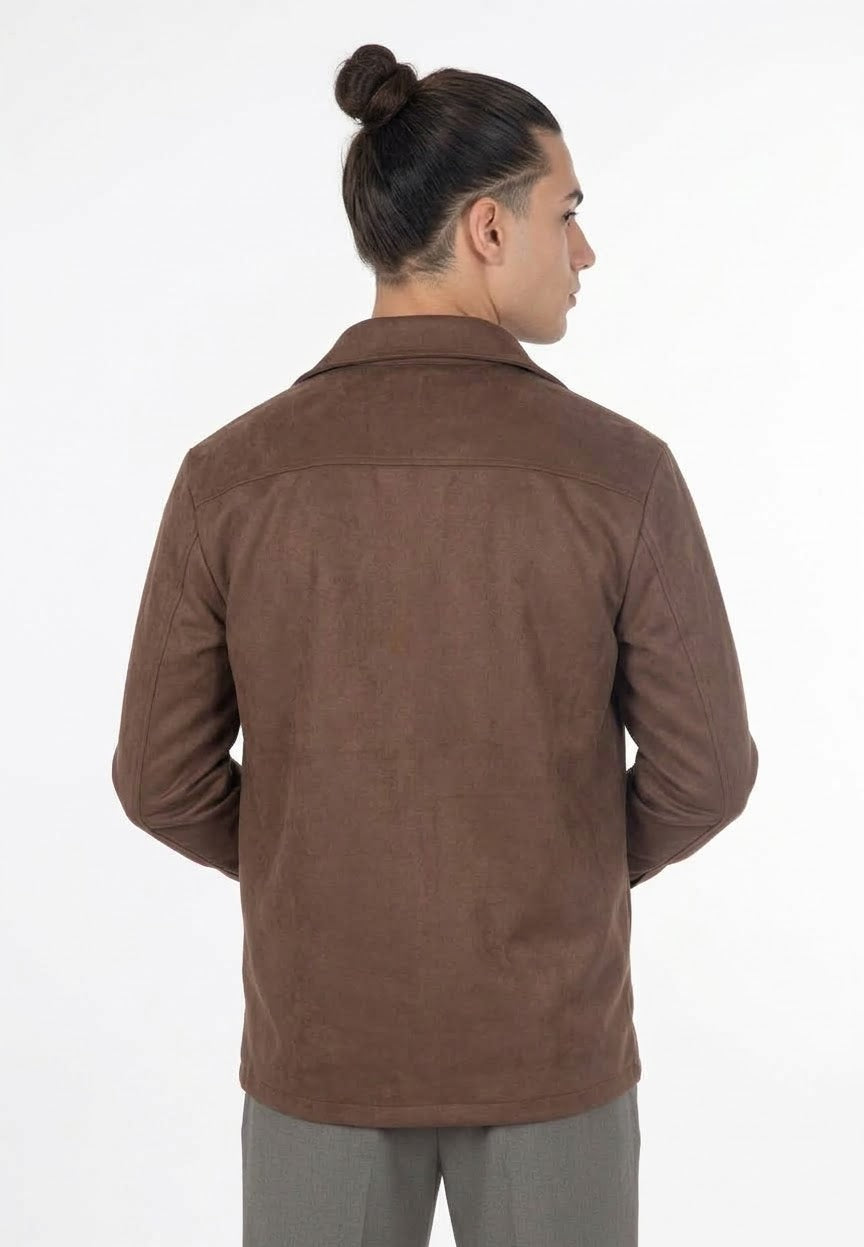 GIANNI LUPO Giacca/Camicia Con Tasconi Marrone 26/27