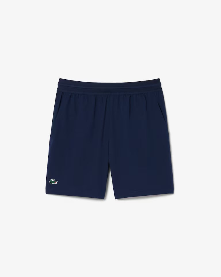 LACOSTE Pantaloncino Da Tennis Elasticizzato ultra dry Blu