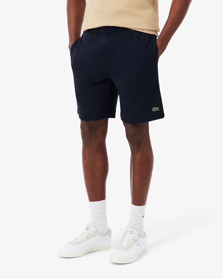 LACOSTE Pantaloncino In Cotone Basic Blu
