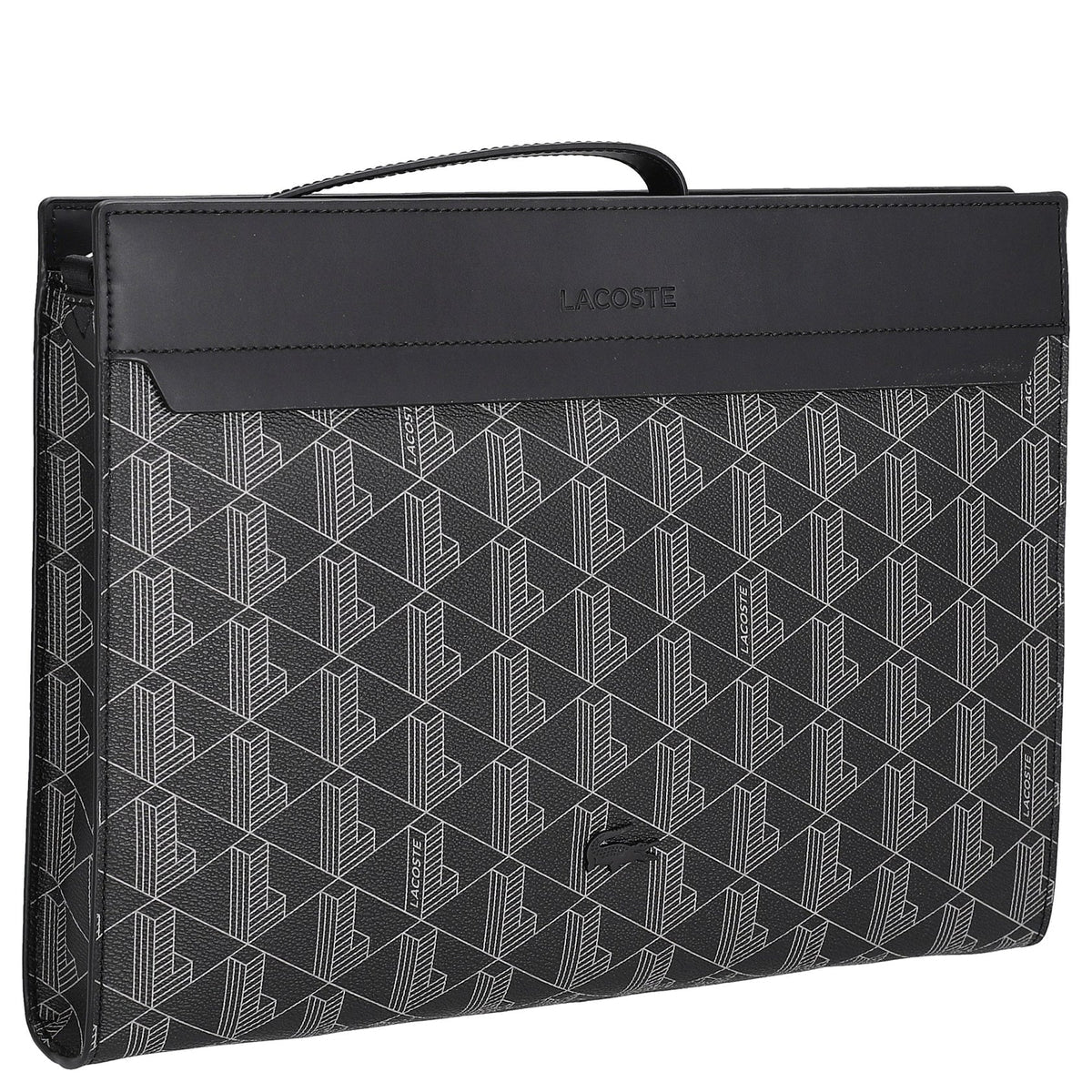 LACOSTE Pochette Monogram Nero