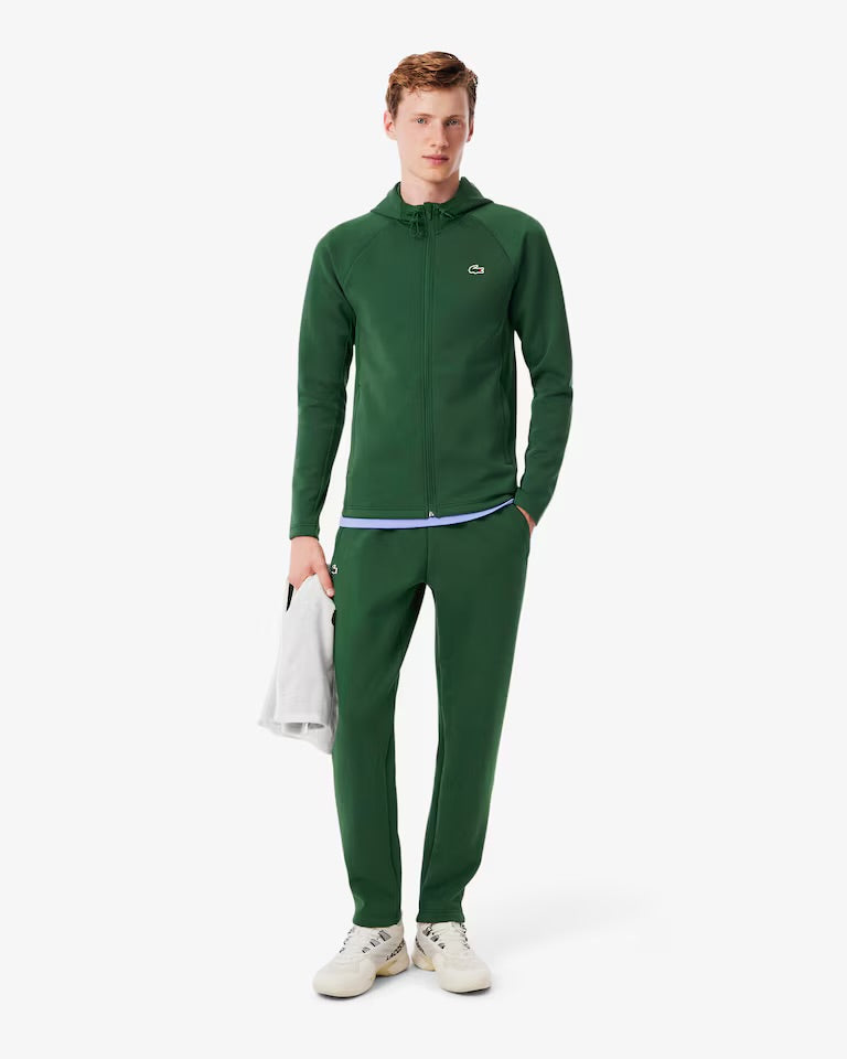 LACOSTE Tuta In Cotone Tech Verde