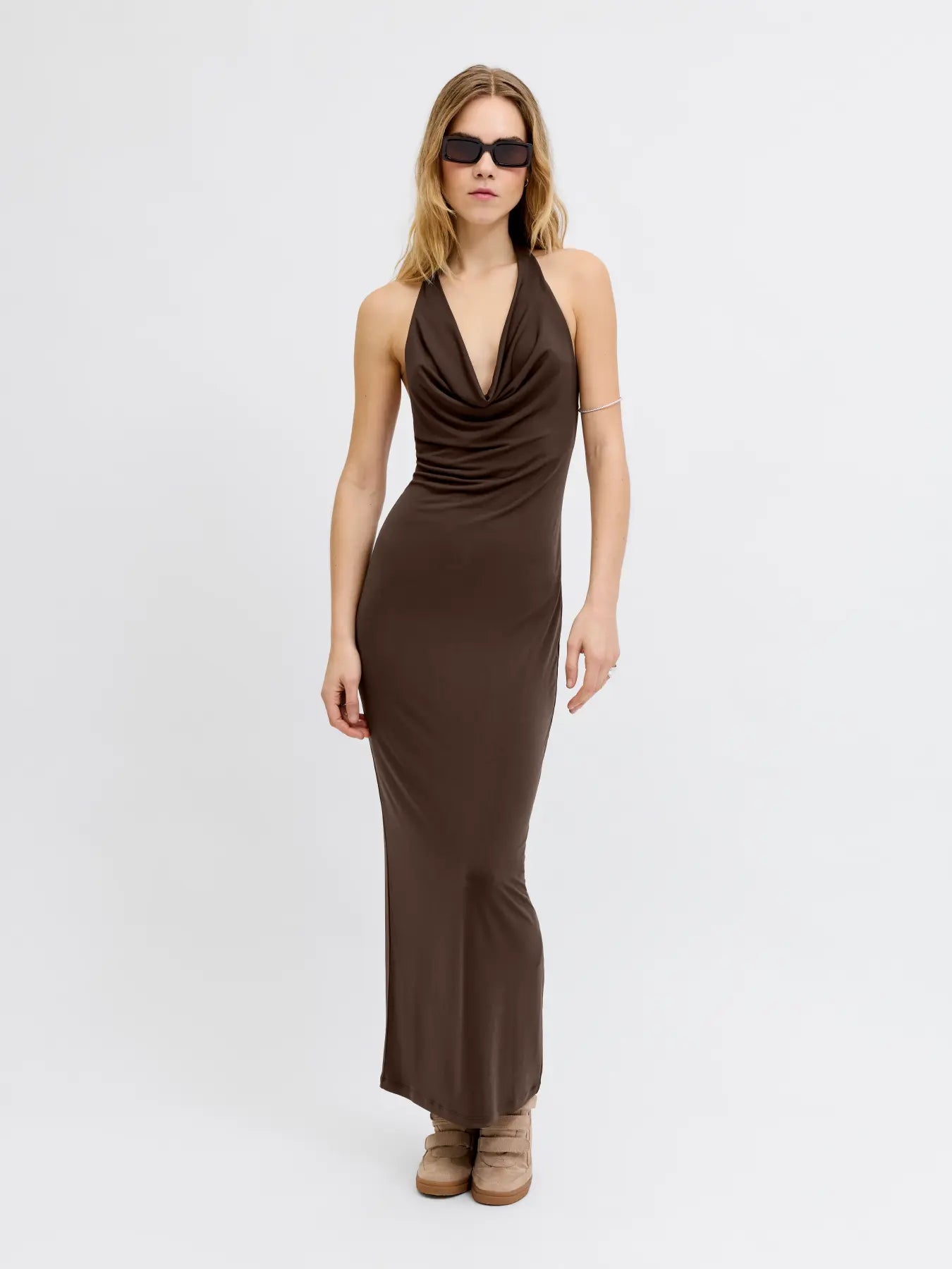 JJXX JXOLIVIA VESTITINO MARRONE DONNA