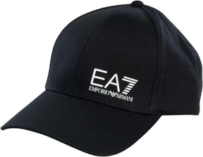 EA7 Cappello Nero Visiera Curva