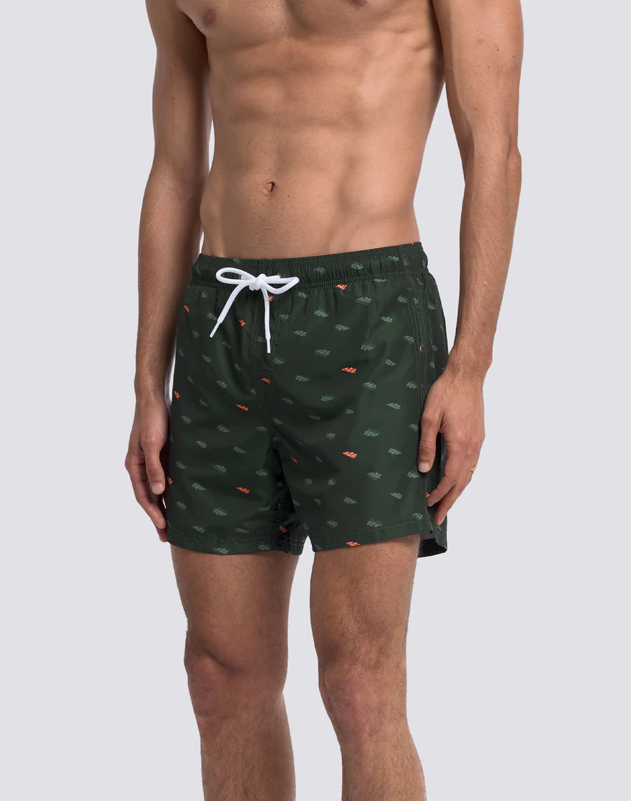 SUNDEK Costume Da Bagno Levin Logato Verde
