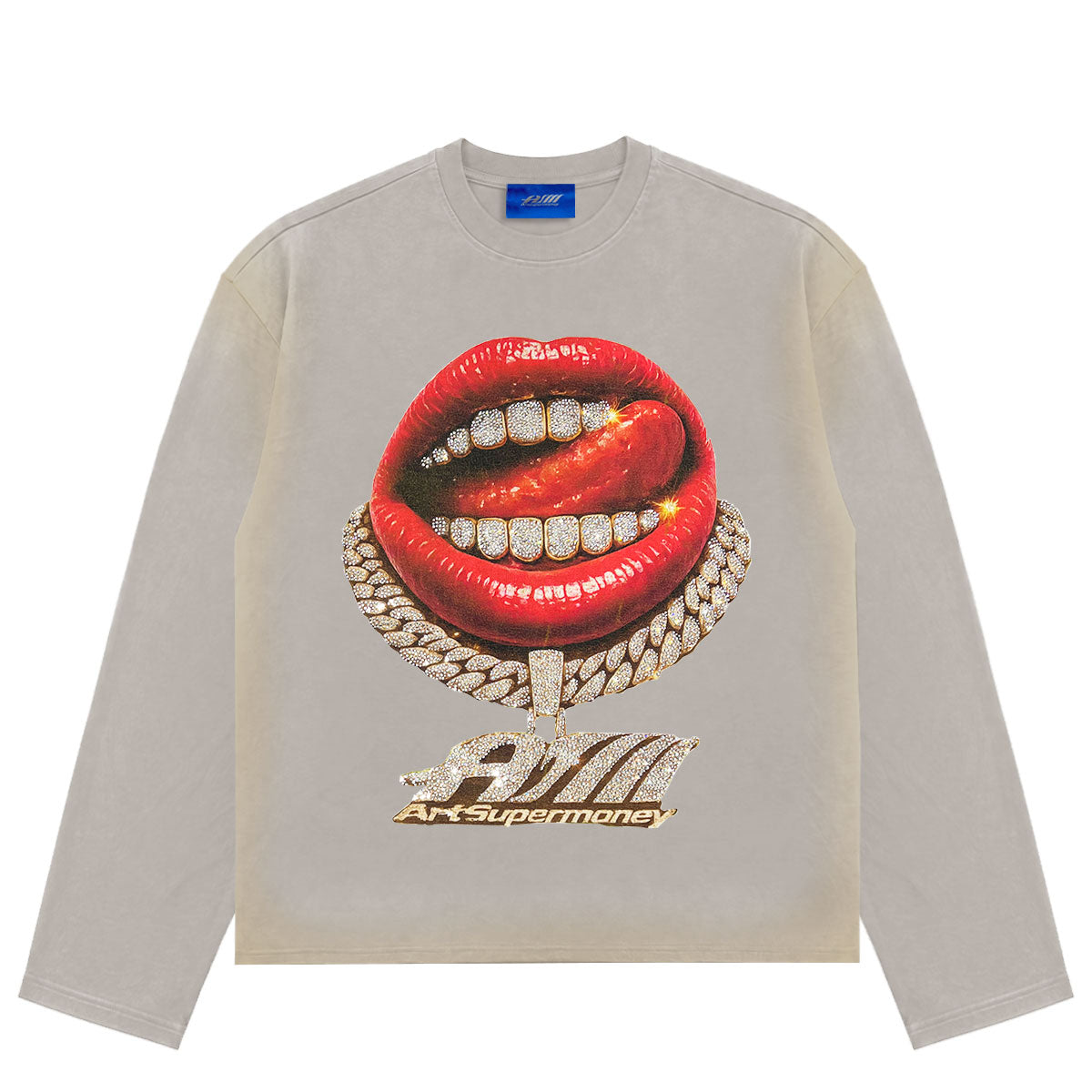 ART SUPER MONEY Felpa GRILLZ Girocollo Iron