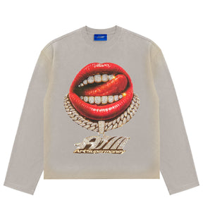 ART SUPER MONEY Felpa GRILLZ Girocollo Iron