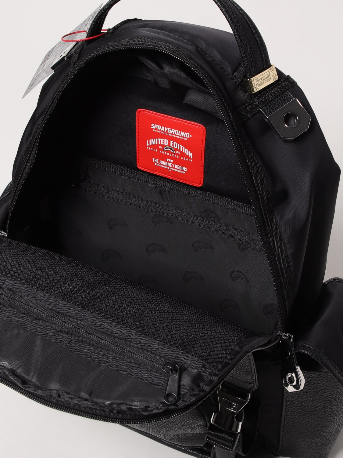 SPRAYGROUND Zaino OFF BAGS Cargo In Pelle Nero