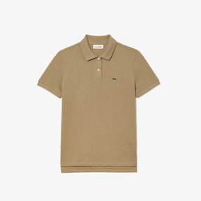 LACOSTE Polo In Cotone Piqué Bambino/Bambina Basic Beige