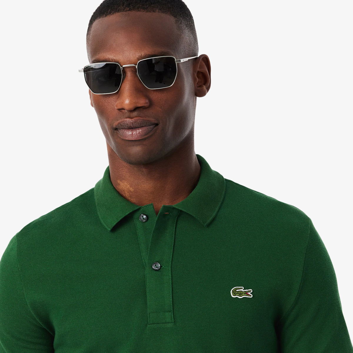 LACOSTE Polo Classic Fit In Piqué L.12.12 Verde