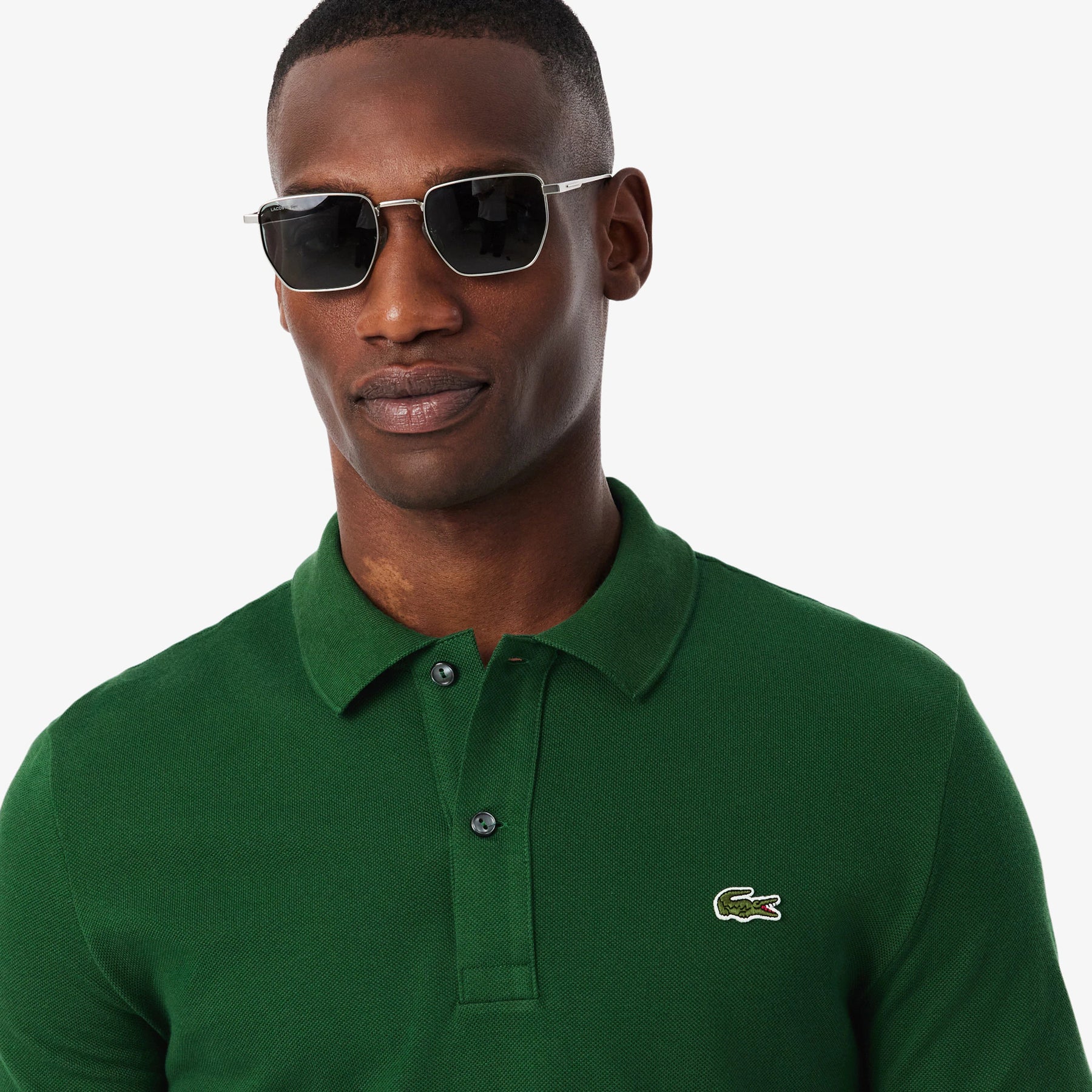 LACOSTE Polo Classic Fit In Piqué L.12.12 Verde