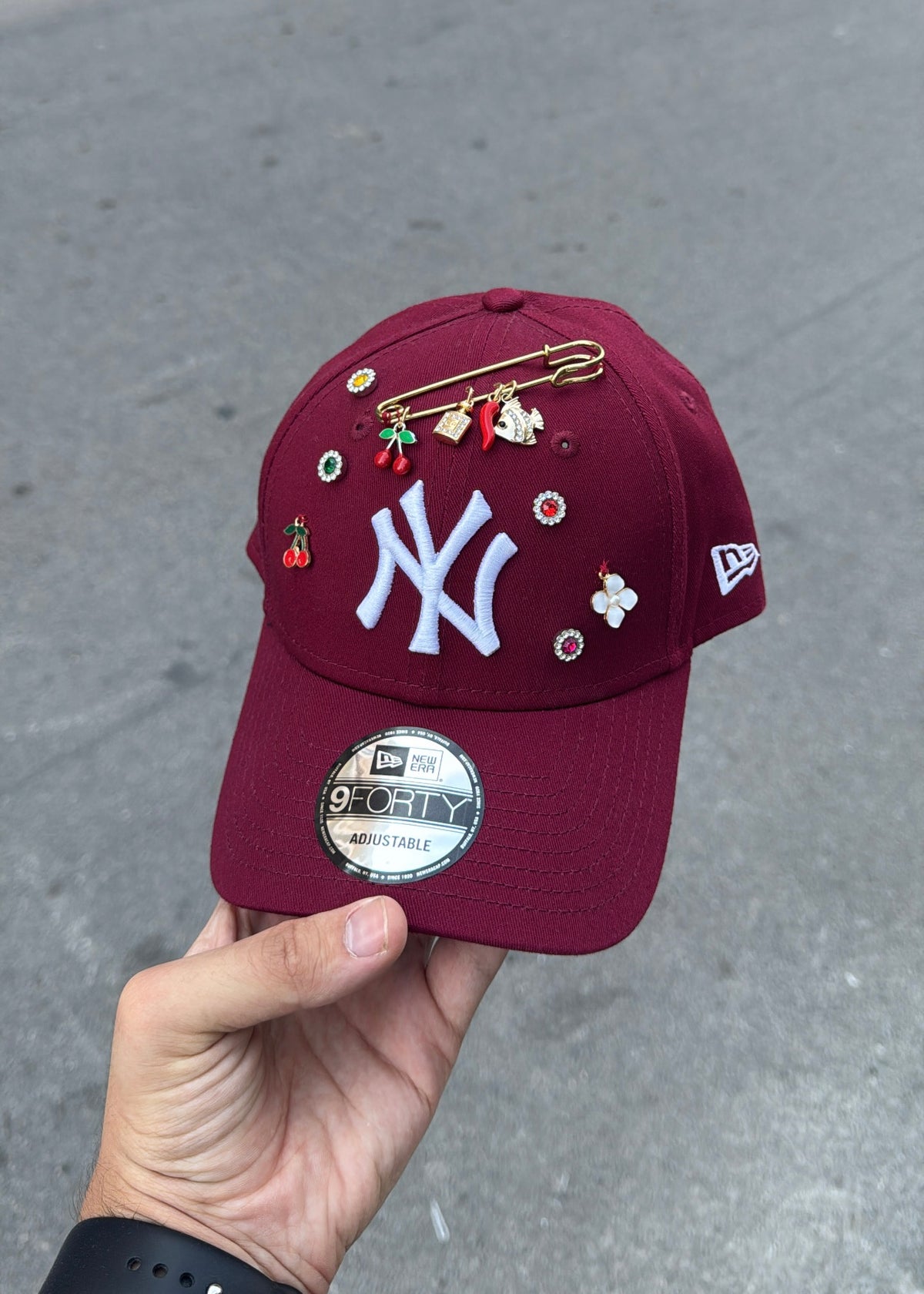 NEW ERA CUSTOM Charm Bordeaux