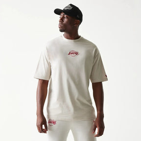 NEW ERA Completino Lakers Con Logo Ricamato Beige/Rosso