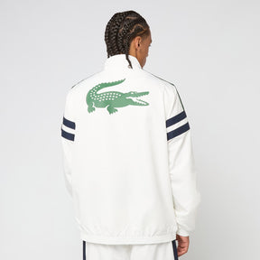 LACOSTE Tuta In Microfobra Senza Cappuccio Bianca  Verde e blu
