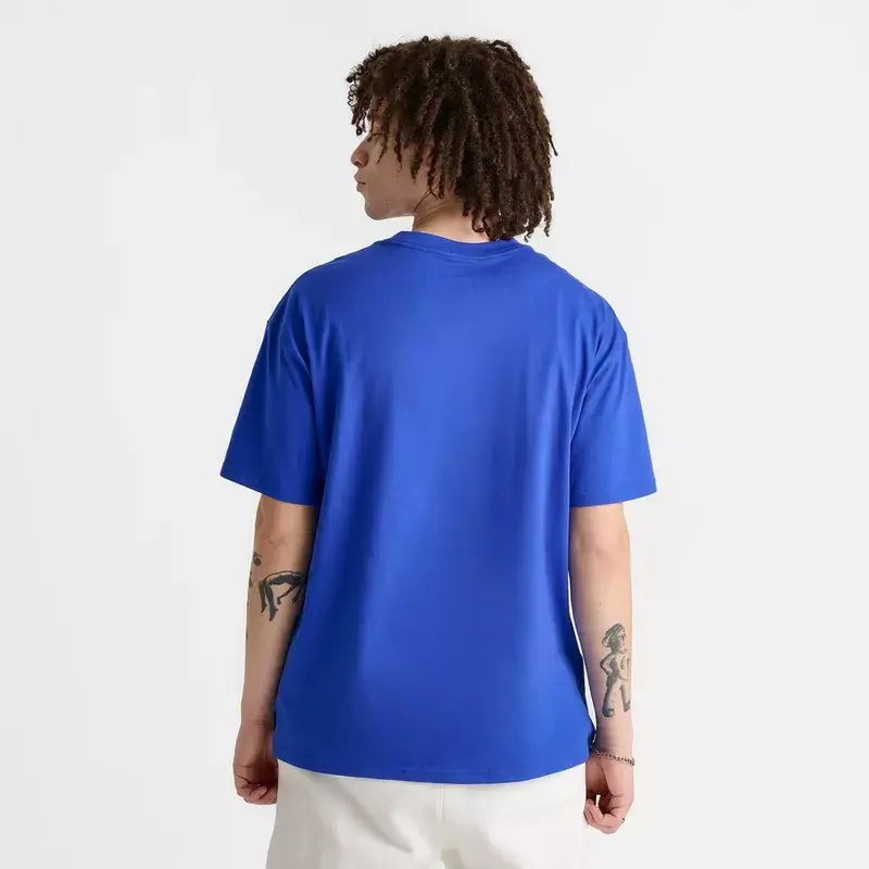 NIKE T-Shirt Logo Quadrato Blu