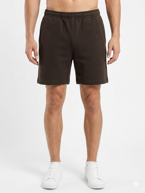 LACOSTE Completino Polo In Maglia Avorio + Pantaloncino Marrobe Logo Tono su Tono