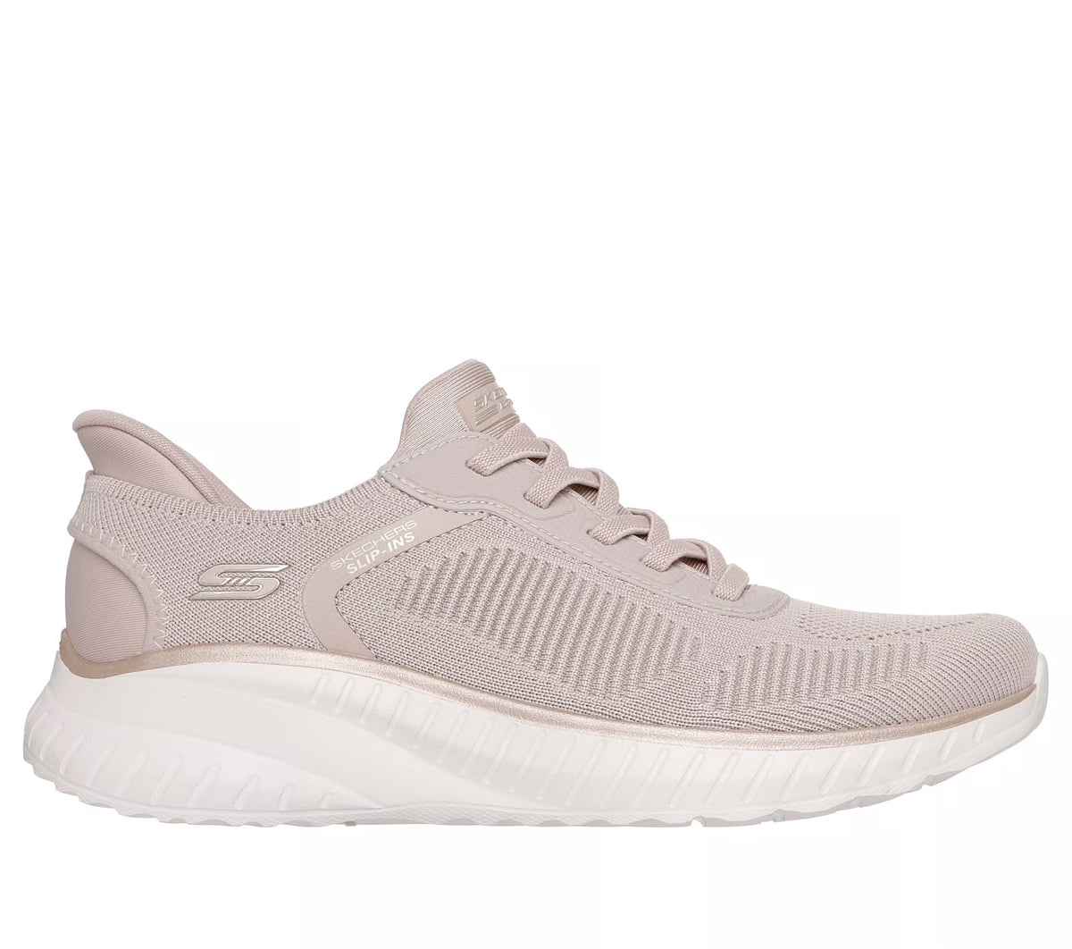 117497 NTGD SKECHERS Slip Ins Bobs Squad Chaos Beige SS26