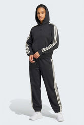 ADIDAS Tuta Garzata Con Strisce Nera Donna