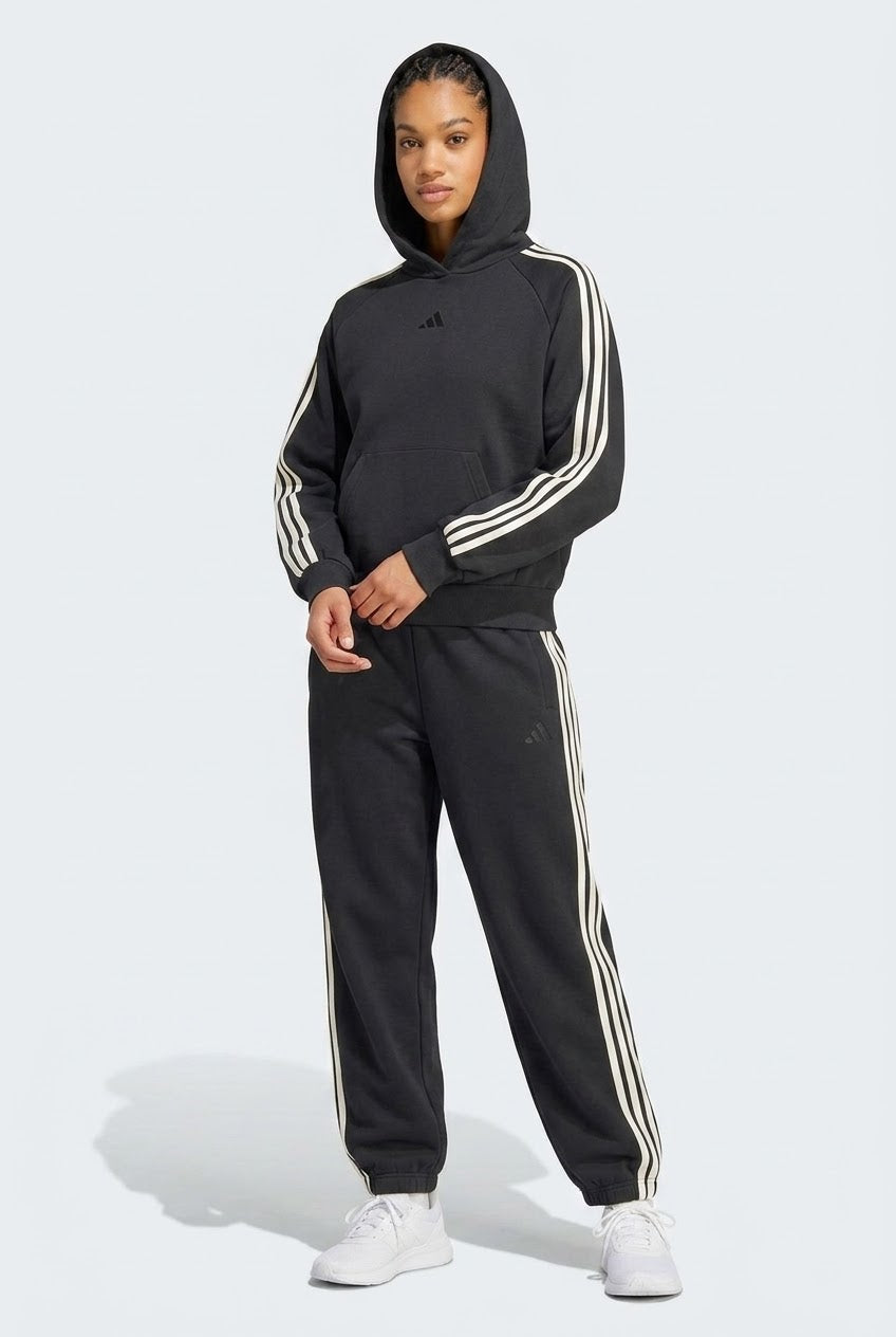ADIDAS Tuta Donna Con Strisce Nera