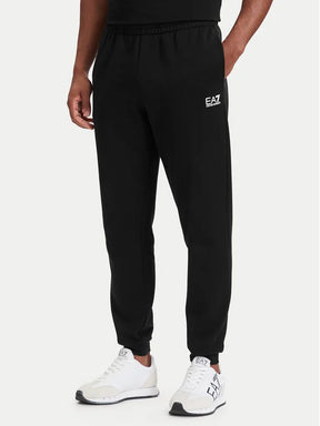 EMPORIO ARMANI Tuta Completa Senza Cappuccio Con Logo Centrale Nero/Bianco
