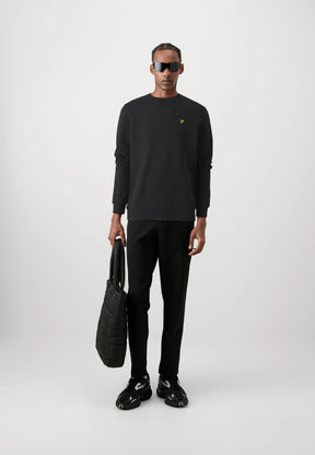 LYLE&SCOTT Felpa Girocollo In Cotone Nera